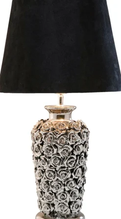 KARE DESIGN Retrofit Tischlampe ROSE MULTI schwarz /silberfarbig
