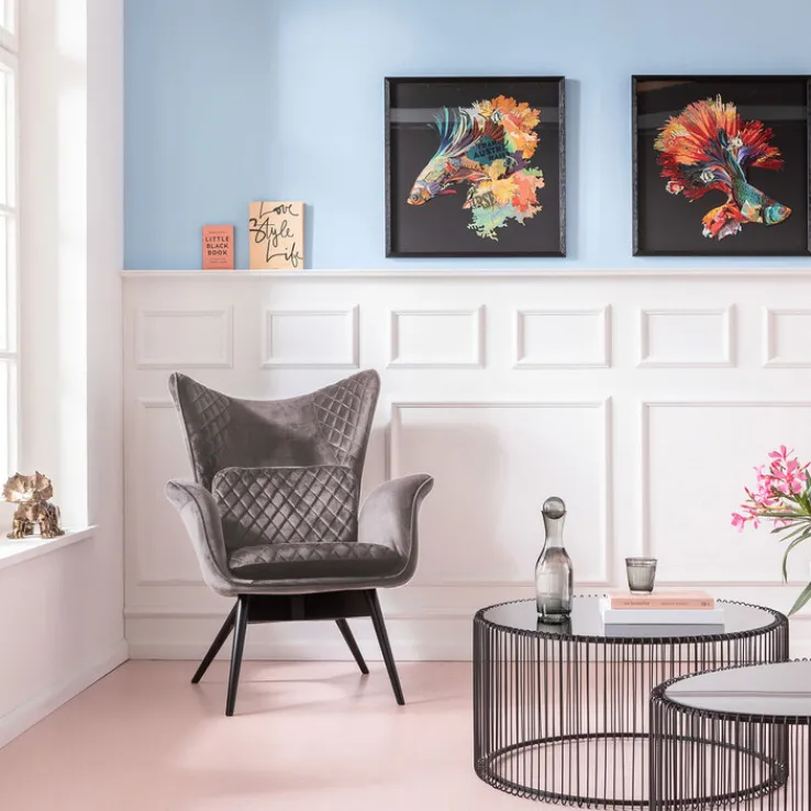 KARE DESIGN Sessel IK silbergrau