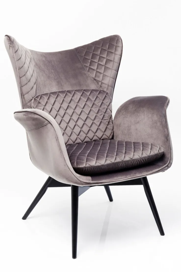 KARE DESIGN Sessel IK silbergrau