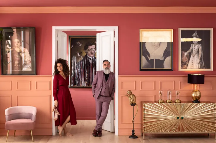 KARE DESIGN Sessel SANDWICH 65 x 74 cm rosa