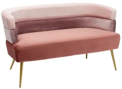 KARE DESIGN Sofa SANDWICH 125 x 64 cm rosa