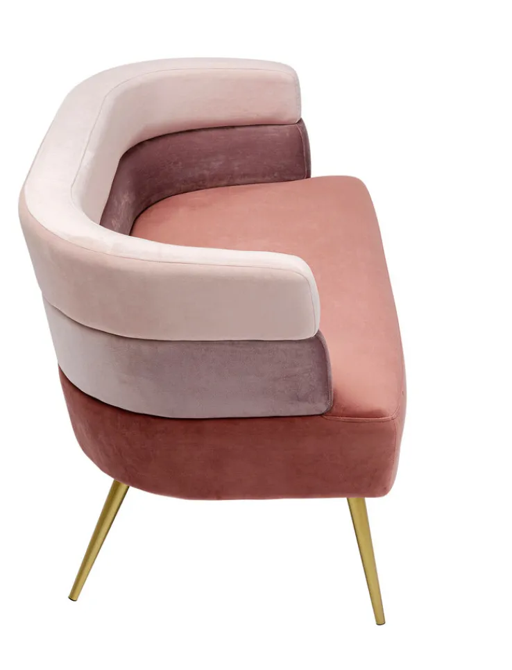 KARE DESIGN Sofa SANDWICH 125 x 64 cm rosa