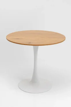 KARE DESIGN Tisch SCHICKERIA 80 x 80 cm braun/weiß