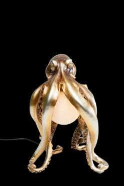 KARE DESIGN Tischleuchte ANIMAL OCTOPUS 25 x 34 cm goldfarbig