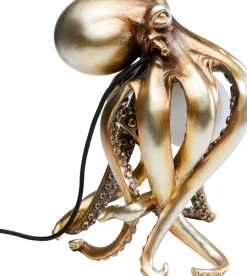 KARE DESIGN Tischleuchte ANIMAL OCTOPUS 25 x 34 cm goldfarbig