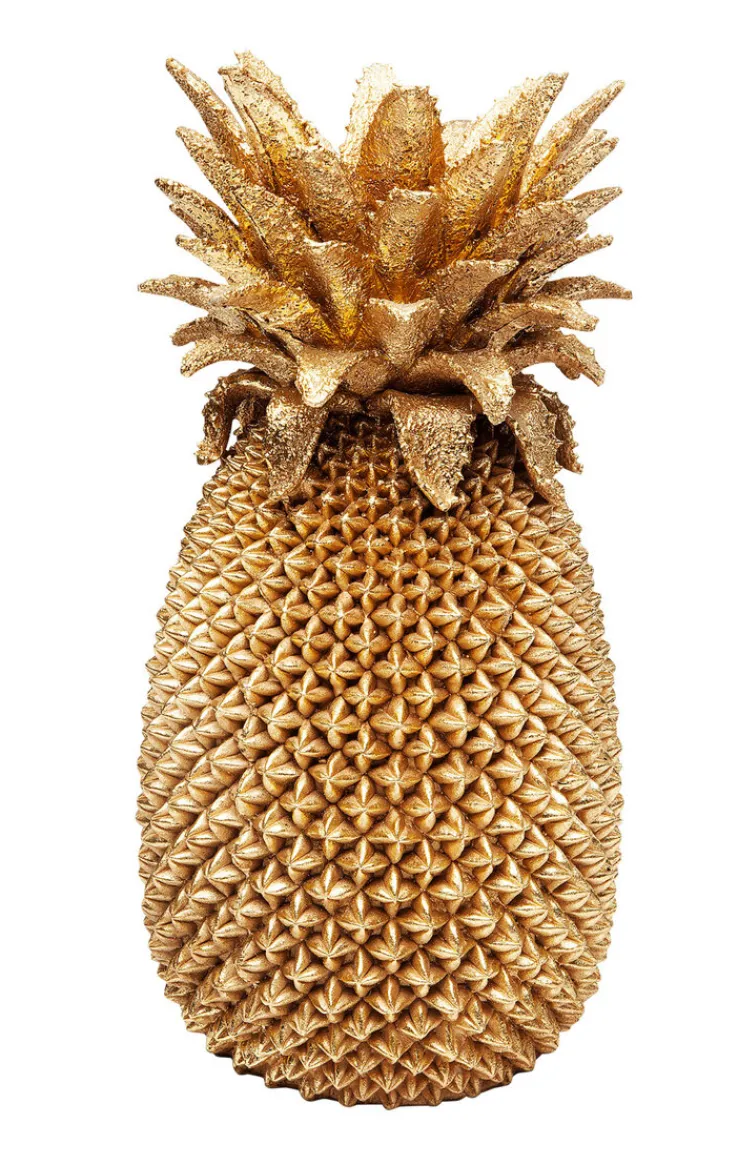 KARE DESIGN Vase PINEAPPLE 25 x 25 x 50 cm Metall goldfarbig