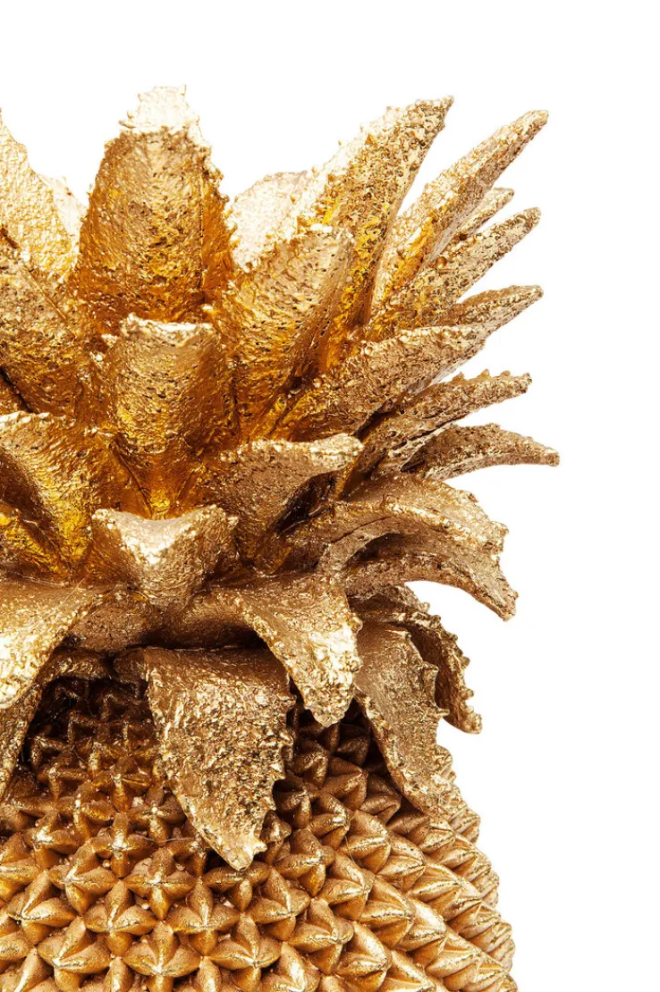 KARE DESIGN Vase PINEAPPLE 25 x 25 x 50 cm Metall goldfarbig
