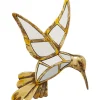 KARE DESIGN Wandschmuck HUMMINGBIRD 37 x 40,5 cm goldfarbig