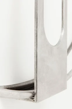 KARE DESIGN Wanduhr CLIP 60 cm silberfarbig