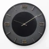 KARE DESIGN Wanduhr LEONARDO Ø 49 cm schwarz/goldfarbig