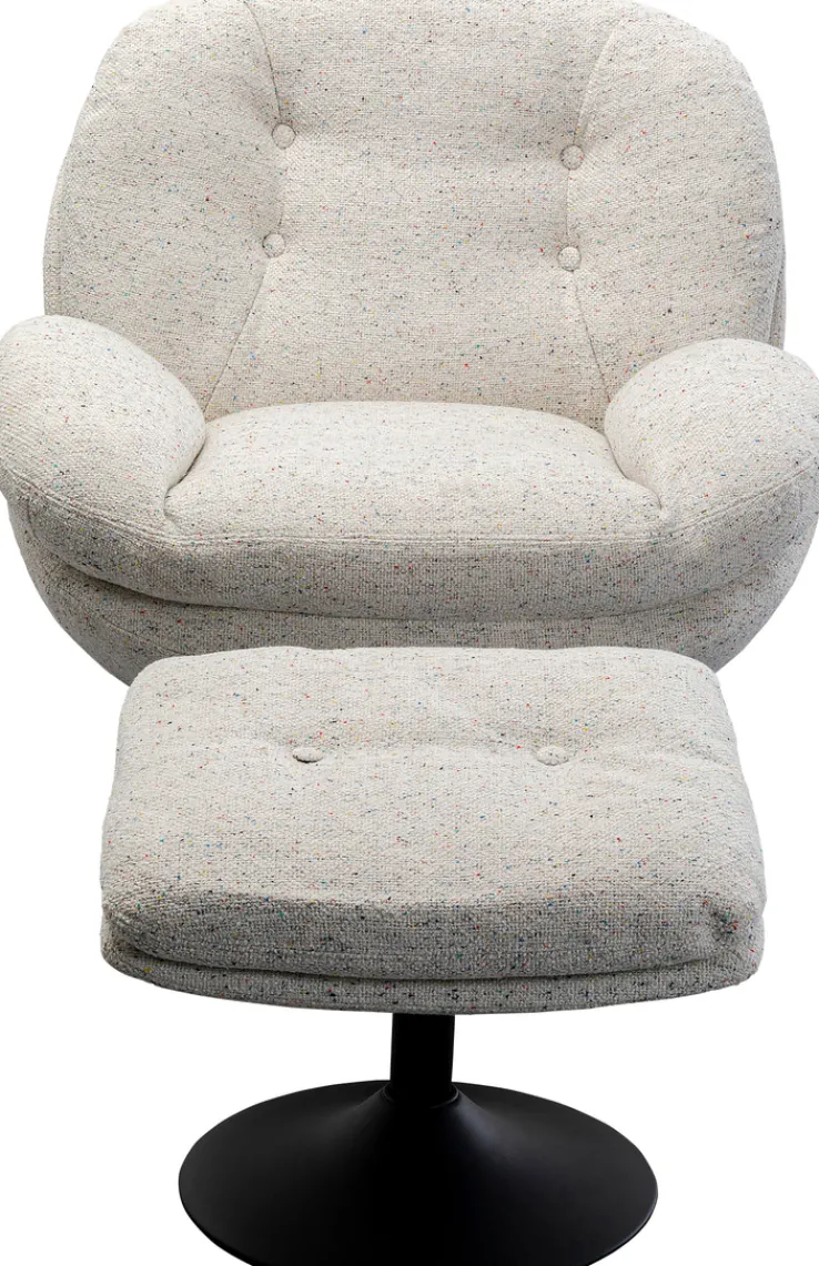 KARE DESIGN Kare Drehsessel + Hocker Stanford