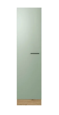 QUARTIER Küche Geschirrschrank Fiona 50 cm Eiche / grün