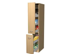 QUARTIER Küchen Apothekerschrank NANO Buche