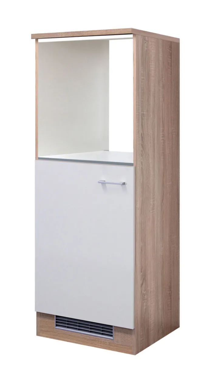 QUARTIER Küchen Geräterumbauschrank JACK 168,5 cm Eiche