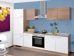 QUARTIER Küchen Geräteumbauschrank LUCCA 200 cm weiß