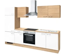 QUARTIER Küchen Geräteumbauschrank LUCCA 200 cm weiß