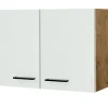 QUARTIER Küchen Hängeschrank AVILA 80 cm Eiche /weiß matt