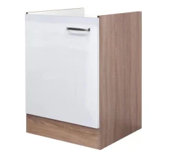QUARTIER Küchen Unterschrank LUKE 50 cm Eiche/ weiß