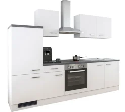 QUARTIER Küchenblock MEGGIE 270 /120 / 60 cm weiß