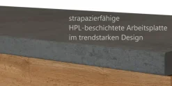 Küchenzeile ODENSE 270 cm Wotan Eiche Dekor