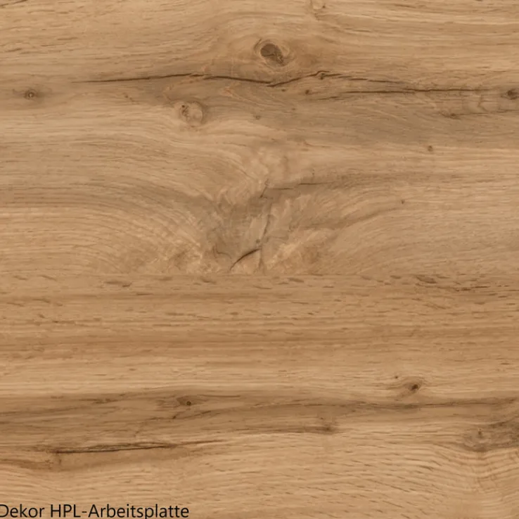 Küchenzeile ODENSE Anthrazit/ Wotan Eiche Dekor 270 cm