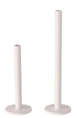Kerzenständer Set MALKO 2-teilig weiß