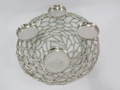 Kerzenständer TWIG 53 cm silberfarbig