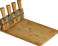 KESPER Käseschneidebrett mit Besteck Bambus