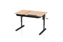 KETTLER Schreibtisch braun / schwarz