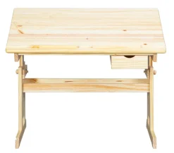 Kinder Kinder Schreibtisch CHRISTIAN 109 x 55 cm Kiefer Natur