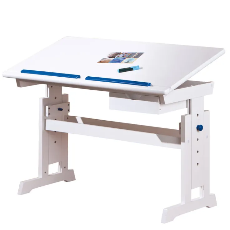 Kinder Kinder Schreibtisch JULIAN 109 x 55 cm Weiß