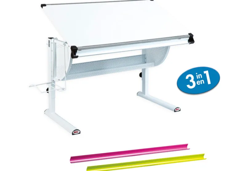 Kinder Kinder Schreibtisch MIKA Weiß