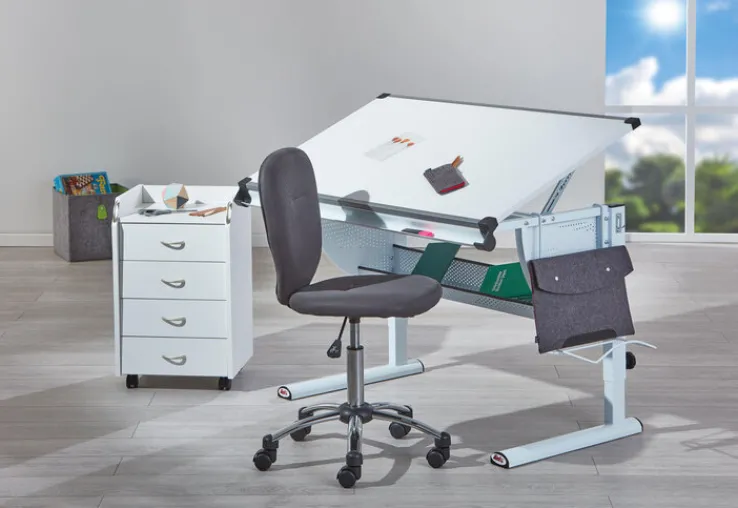 Kinder Kinder Schreibtisch MIKA Weiß