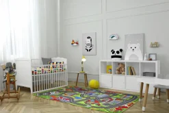 Kinder Kinder- und Spielteppich ANDIAMO 140 x 200 cm mehrfarbig