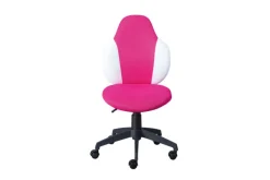 Kinderstuhl JEREMY himbeerfarbig/weiß 52 x 92-102 x 56 cm