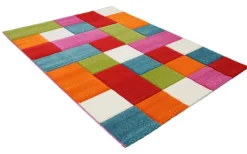 Kinder Kinderteppich DIAMOND KIDS KÄSTCHEN 120 x 170 cm mehrfarbig