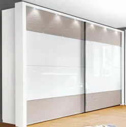 Kleiderschrank CASSANO PLUS weiß/ kieselgrau