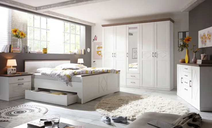 Kleiderschrank COUNTRY Pinie/ Trüffel NB