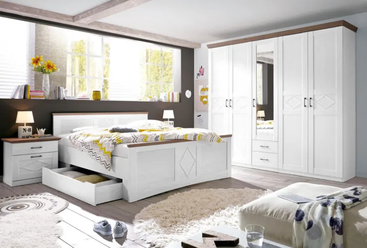 Kleiderschrank COUNTRY Pinie/ Trüffel NB