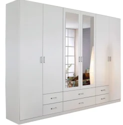 QUARTIER Kleiderschrank GAMMA 6-türig Alpinweiß NB