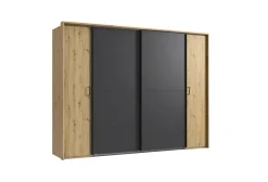 QUARTIER Kleiderschrank PHILADELPHIA braun/ grau