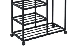 Kleiderständer ANDORRA 75 x 183 cm schwarz