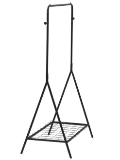 Kleiderständer JOE, Metall, 100 x 50 x 140 cm lackiert Schwarz