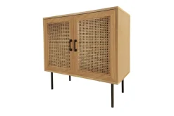 Kommode 80 x 76 cm braun