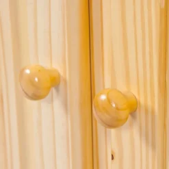 Kommode BENJAMIN 88x87x43 cm Massivholz Kiefer Natur