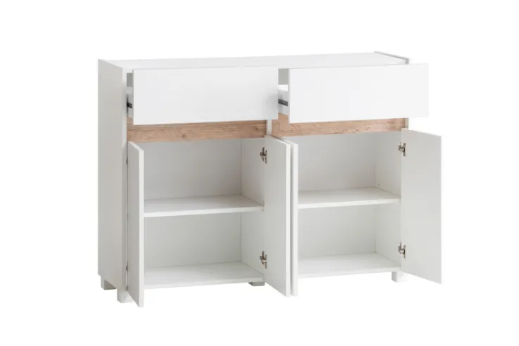 Kommode COSMO 112 x 85 cm weiß