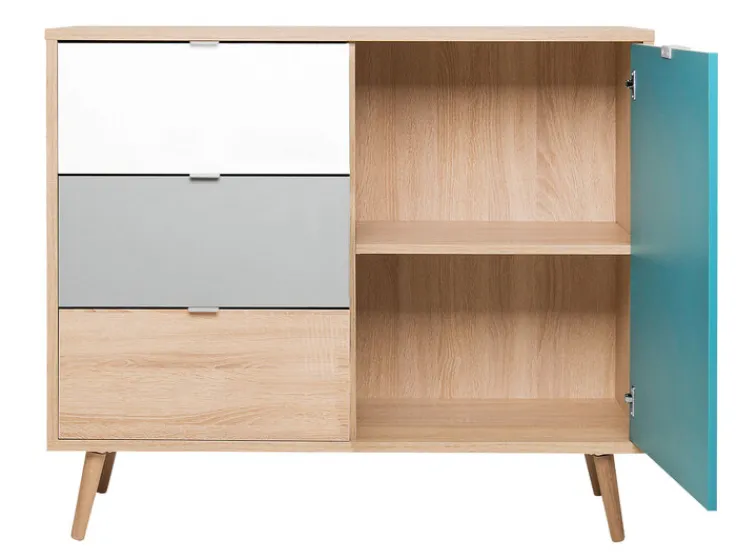 Kommode CUBA 1 mehrfarbig 103 x 87 cm