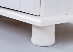 Kommode EMIL 88x87x43 cm Massivholz weiß