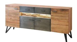 QUARTIER Kommode HAWK braun /schwarz