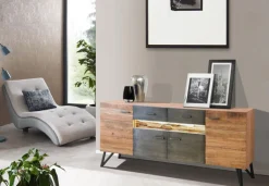 QUARTIER Kommode HAWK braun /schwarz